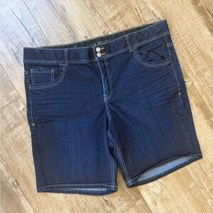 Lane Bryant Jean Bermuda Shorts